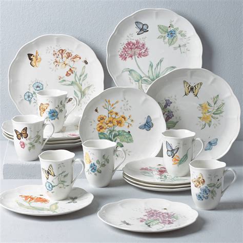 butterfly meadow by lenox|lenox butterfly meadow glassware collection.